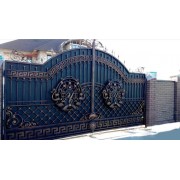 ОТКАТНЫЕ КОВАНЫЕ ВОРОТА 