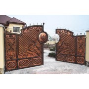 РАСПАШНЫЕ КОВАНЫЕ ВОРОТА